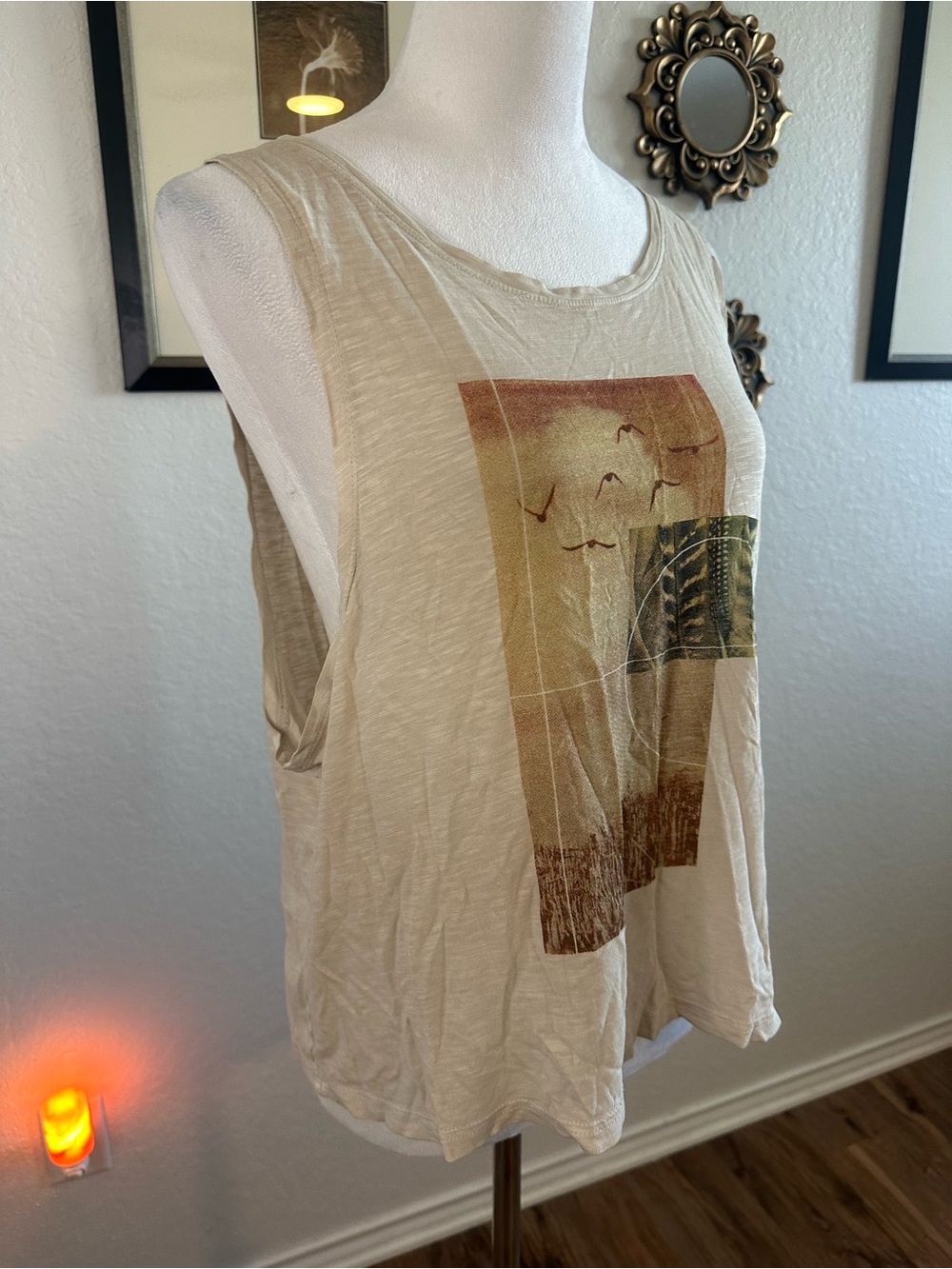 Prana Organic Cotton Cream Tank Top